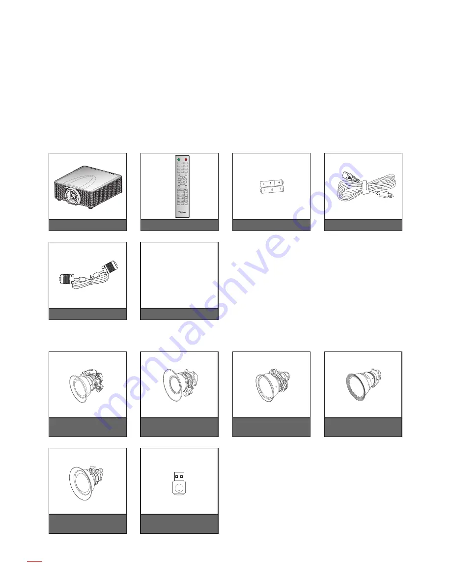 Optoma ZU650 User Manual Download Page 8