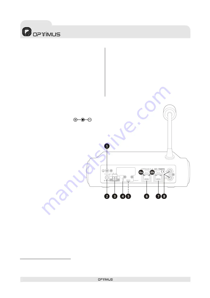 Opvimus DC-700ETH Operating Instructions Manual Download Page 9