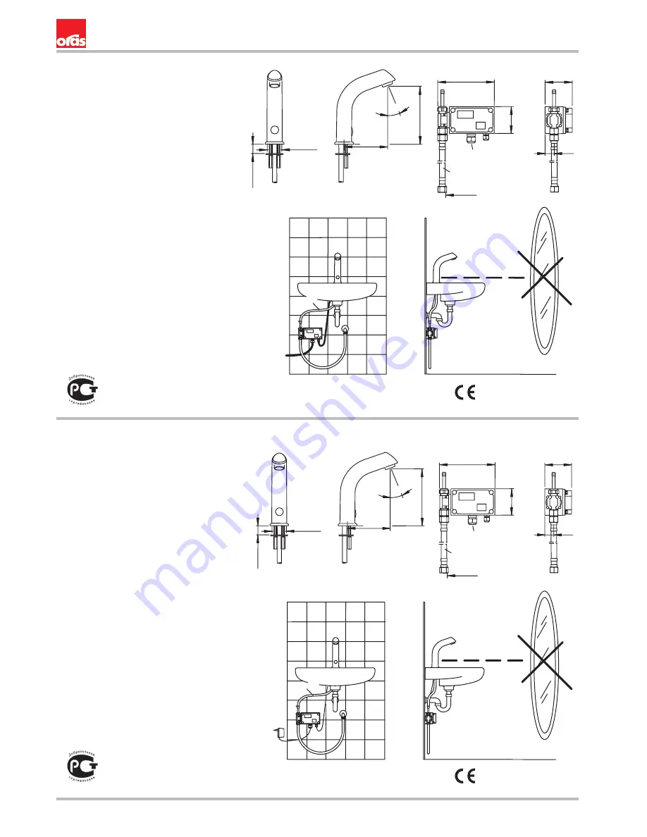 Oras Electra 6100 Installation And Maintenance Manual Download Page 4