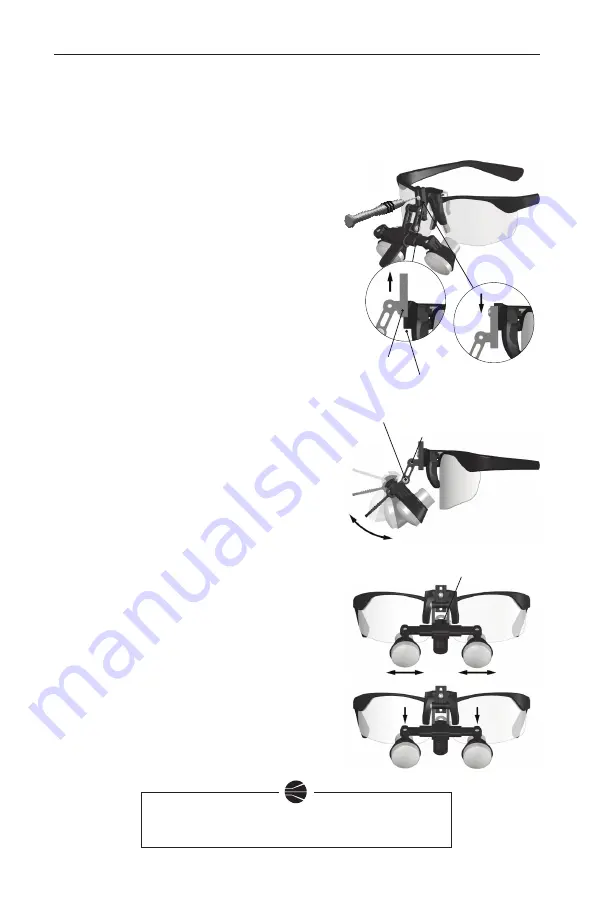 Orascoptic UNIVERSAL FLIP-UP LOUPE Instructions For Use Manual Download Page 23