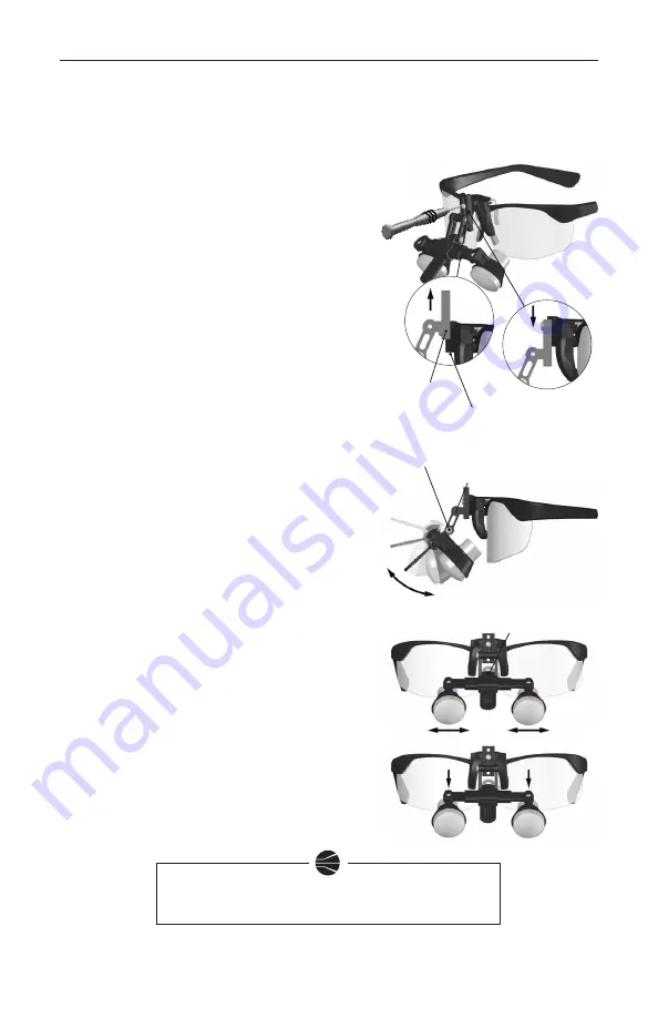 Orascoptic UNIVERSAL FLIP-UP LOUPE Instructions For Use Manual Download Page 167