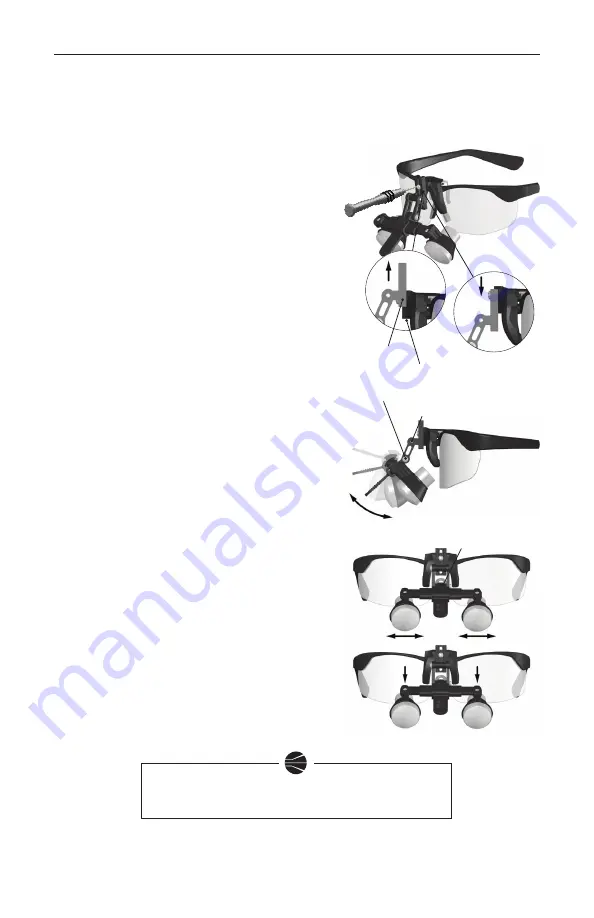 Orascoptic UNIVERSAL FLIP-UP LOUPE Instructions For Use Manual Download Page 183