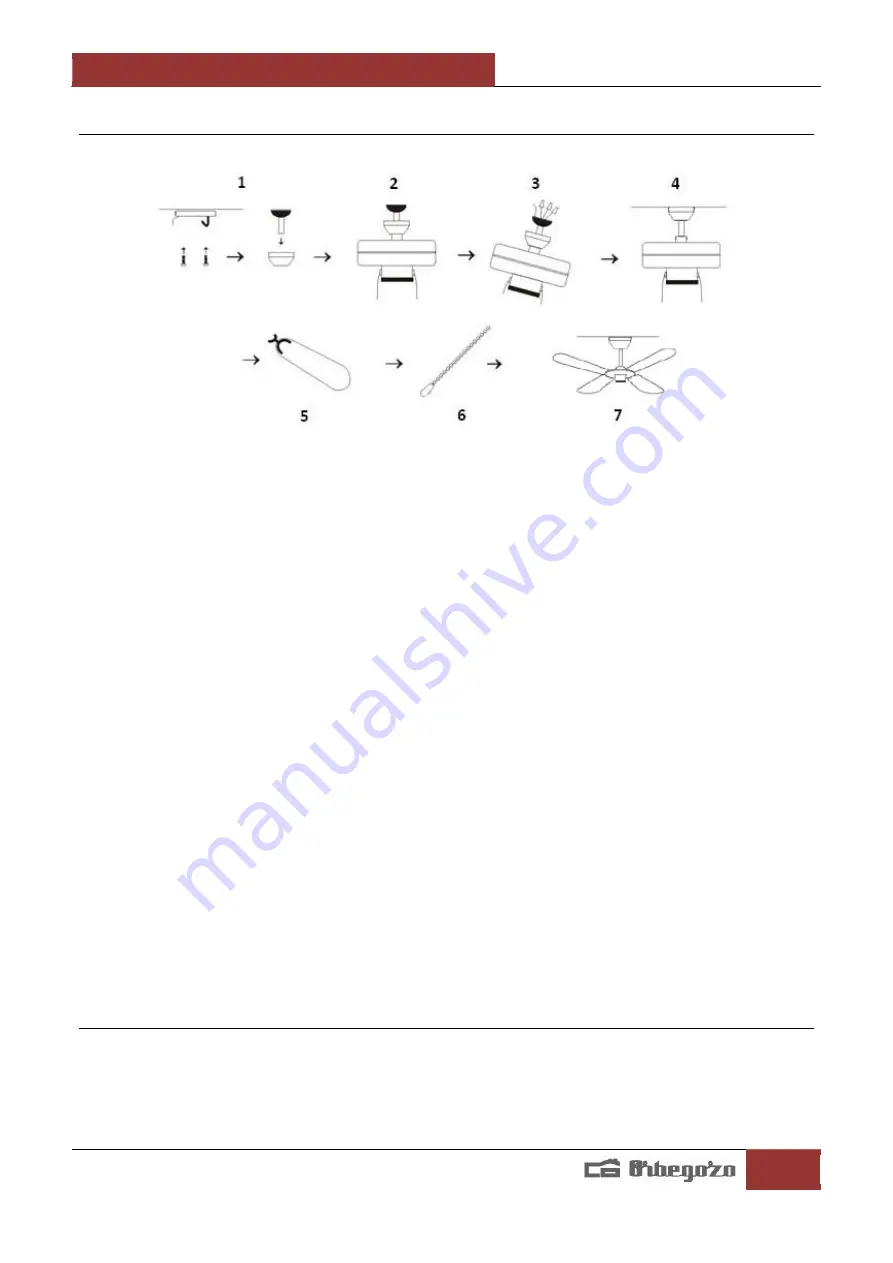 Orbegozo CF 01105 M Instruction Manual Download Page 7