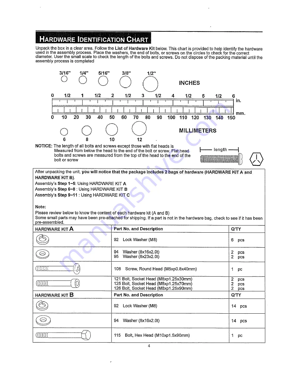 Orbit Fitness BM-3253 Owner'S Manual Download Page 4