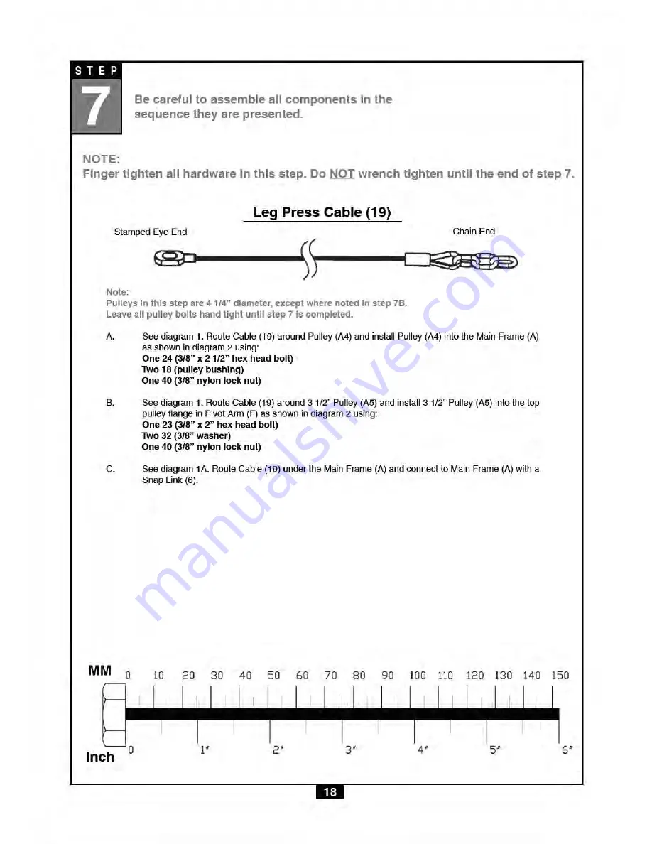 Orbit Fitness powerline plpx Owner'S Manual Download Page 18