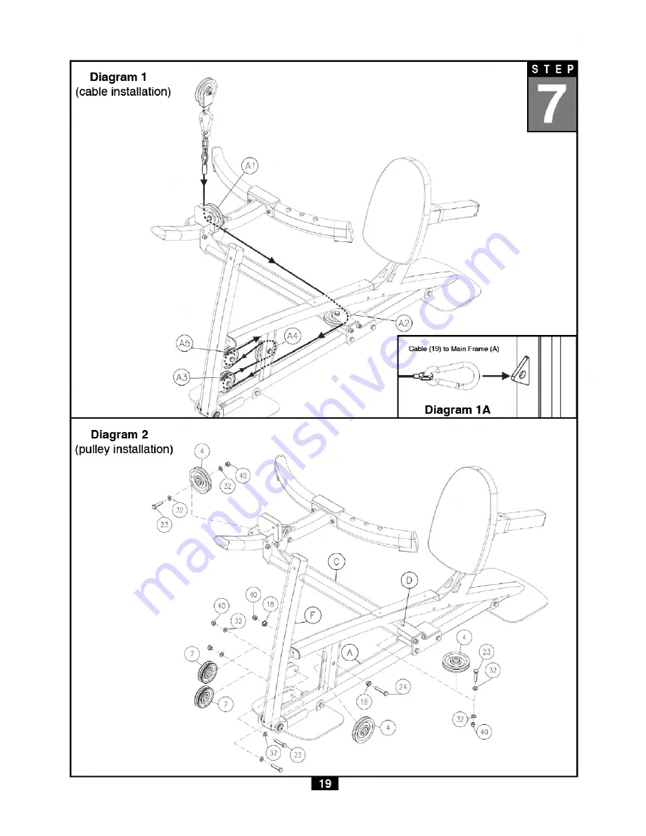 Orbit Fitness powerline plpx Owner'S Manual Download Page 19