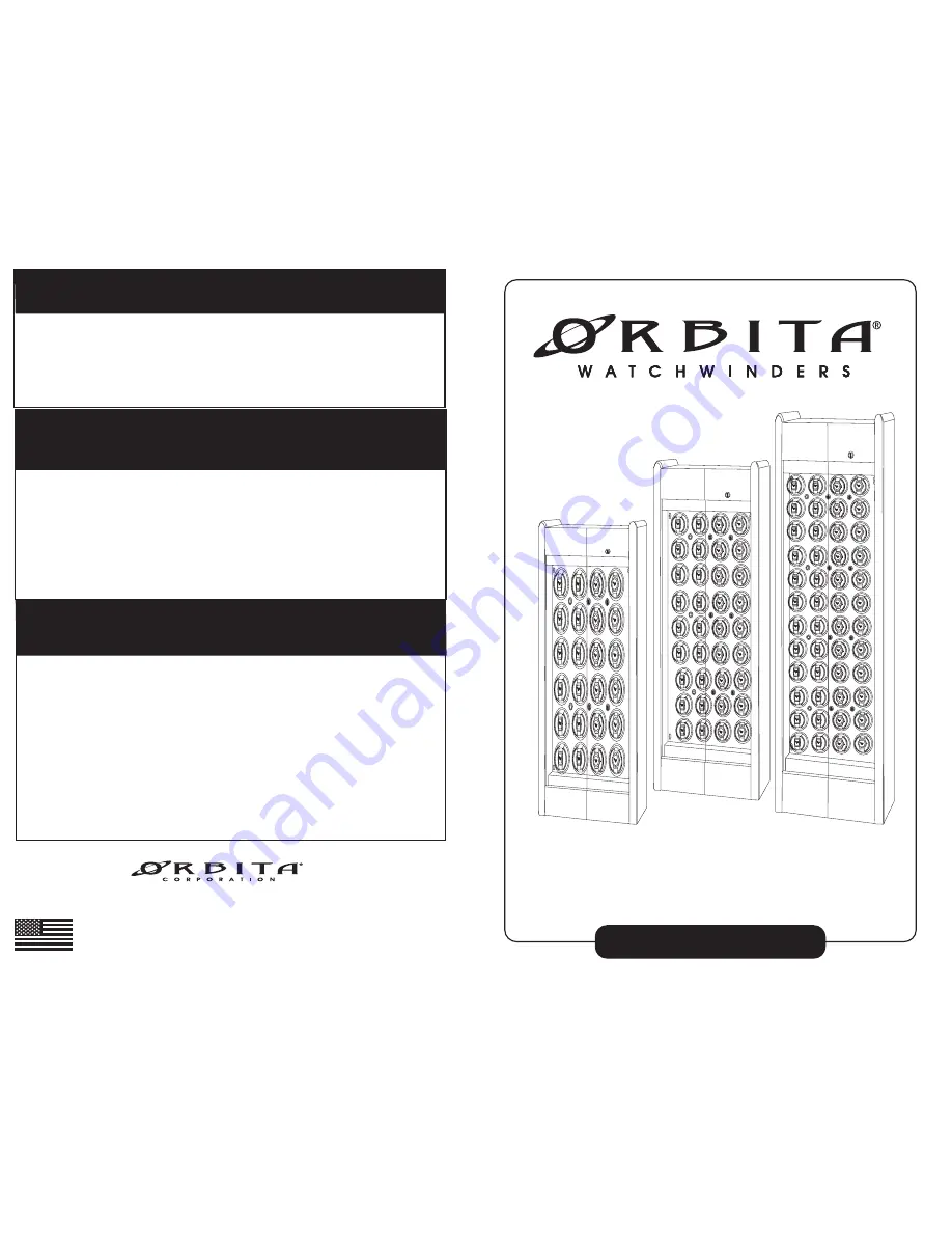 Orbita AVANTI 24 Instruction Manual Download Page 1