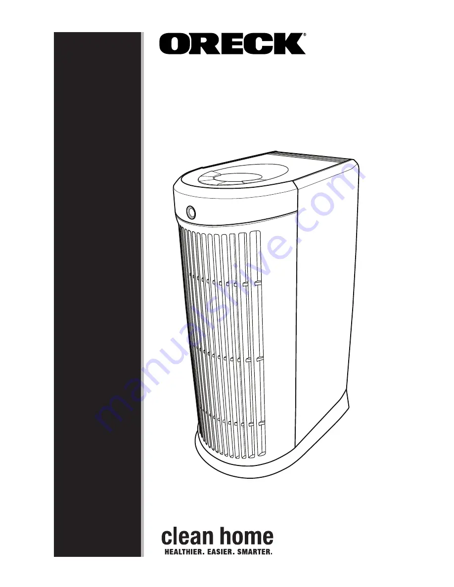 Oreck Oreck Air Purifier User Manual Download Page 1