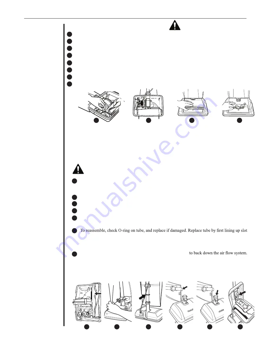 Oreck XL3 User Manual Download Page 8