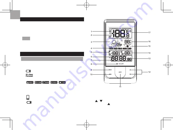 Oregon Scientific BAR218HG User Manual Download Page 3