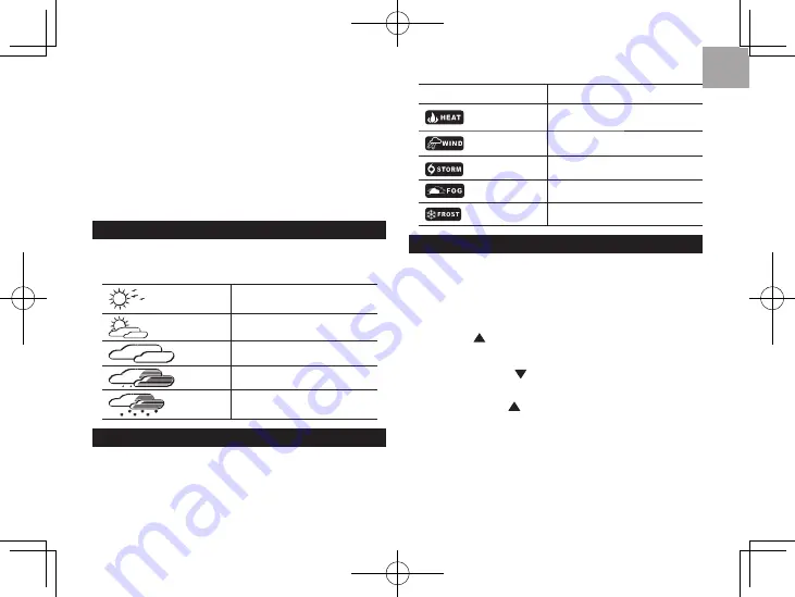 Oregon Scientific BAR218HG User Manual Download Page 6