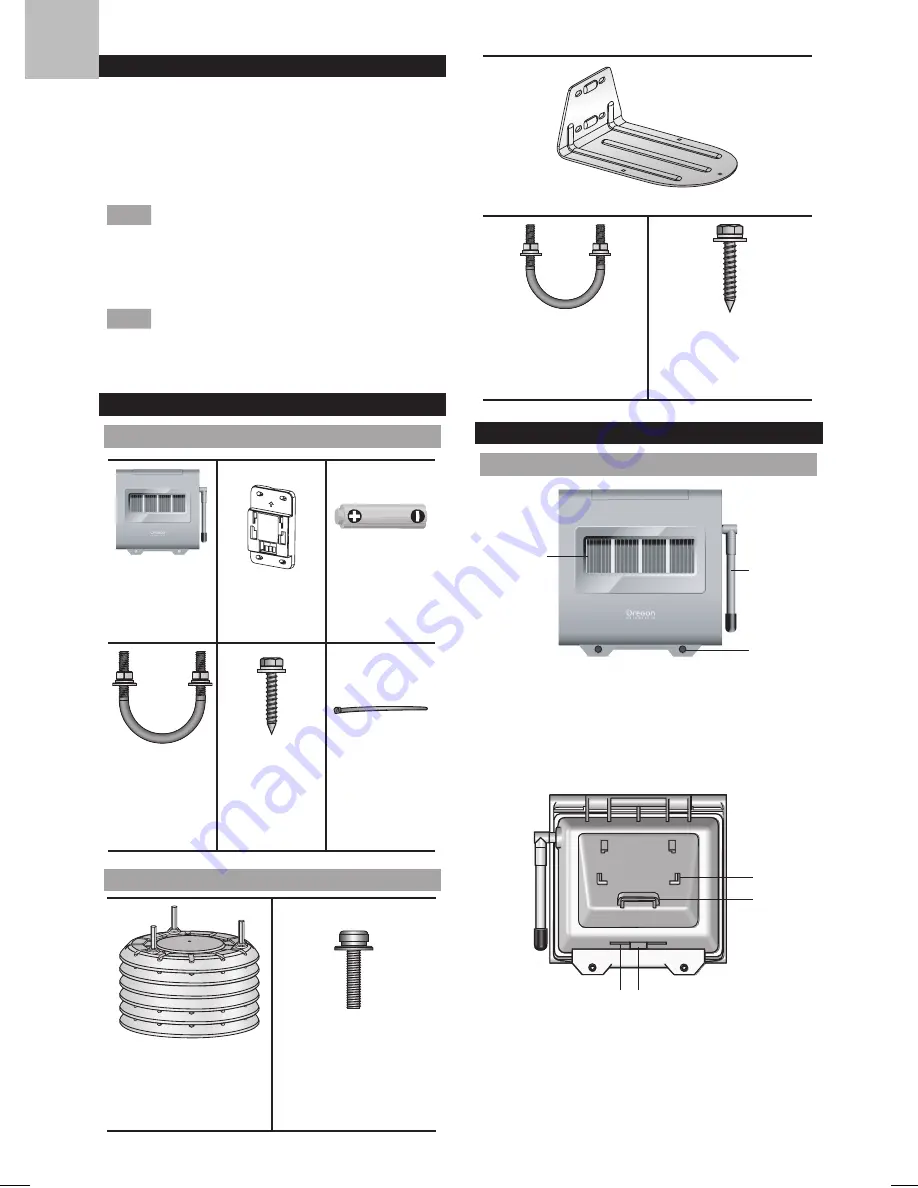 Oregon Scientific THGN301 User Manual Download Page 2