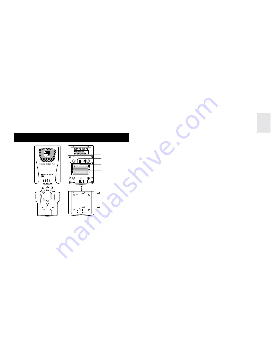 Oregon Scientific Wireless Outdoor Temperature and Humidity Sensor THGR 238 NF Скачать руководство пользователя страница 3