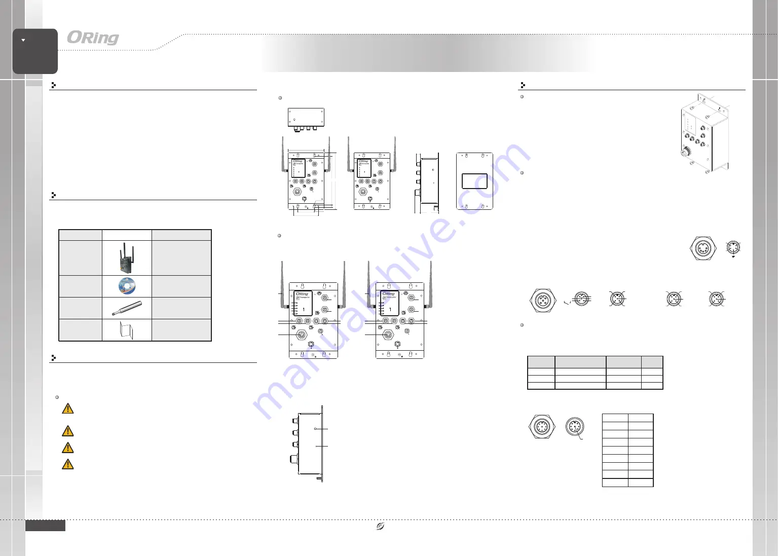 ORiNG TGAP-820-M12 Quick Installation Manual Download Page 1