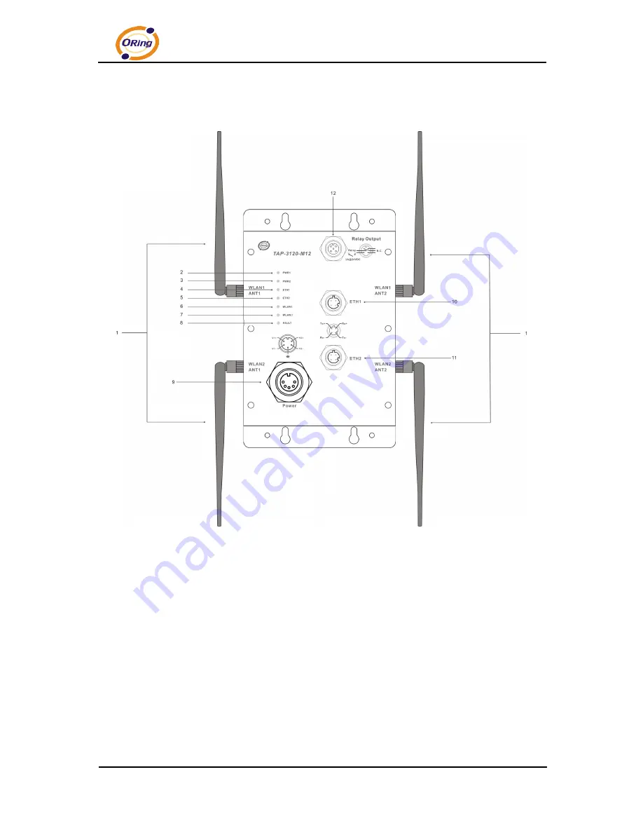 ORiNG Transporter TAP-3120-M12 Скачать руководство пользователя страница 9