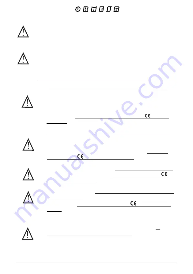 Ormesa Novus 2 User Manual Download Page 72