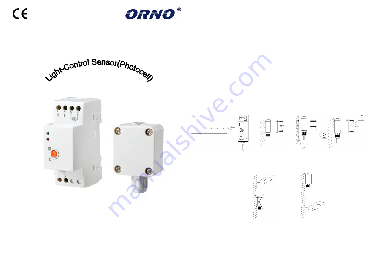 Orno OR-CR-231 Скачать руководство пользователя страница 1