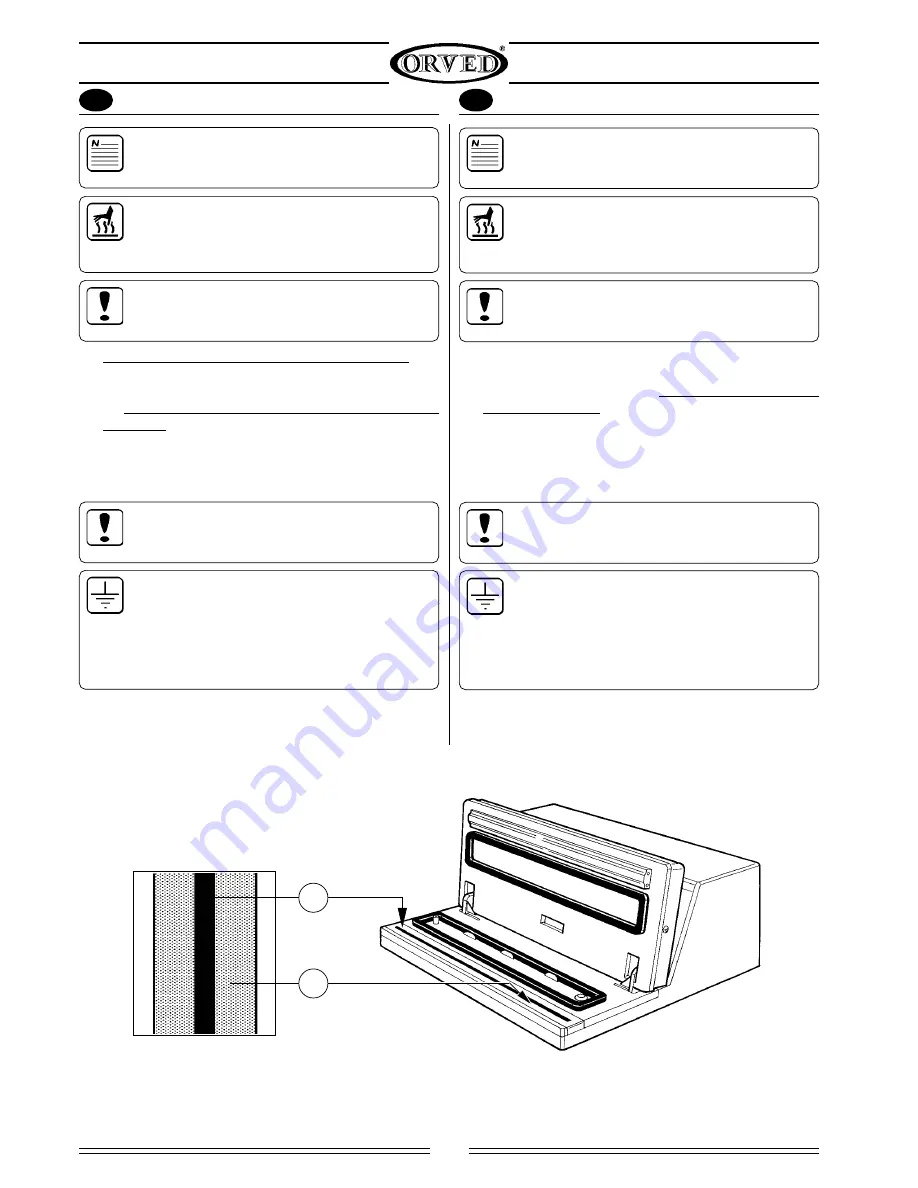 Orved 400DG Operating And Service Manual Download Page 22