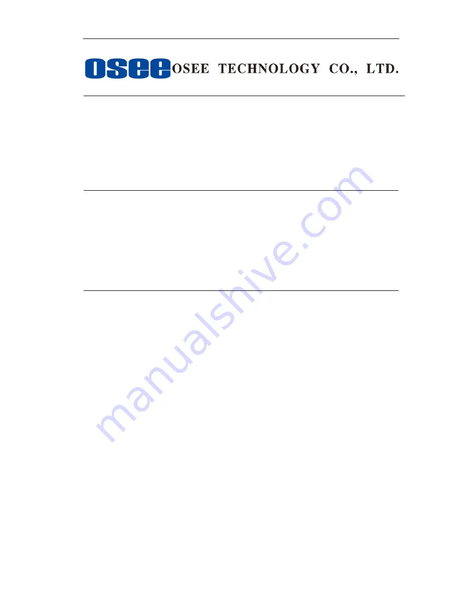 OSEE SRA6802N User Manual Download Page 2