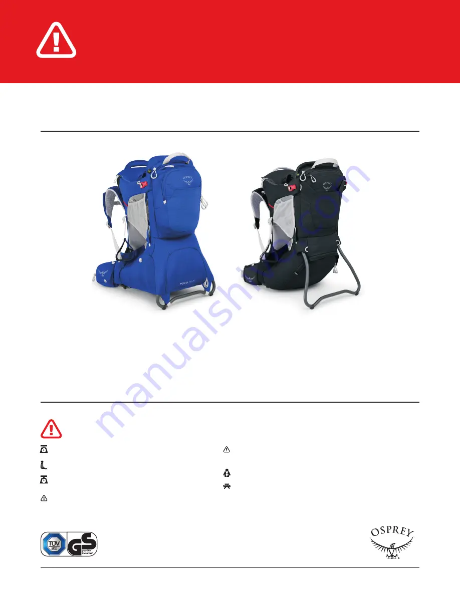 Osprey POCO Manual Download Page 1