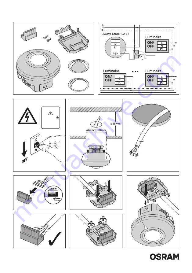 Osram LUXeye Sense 10A BT Manual Download Page 2