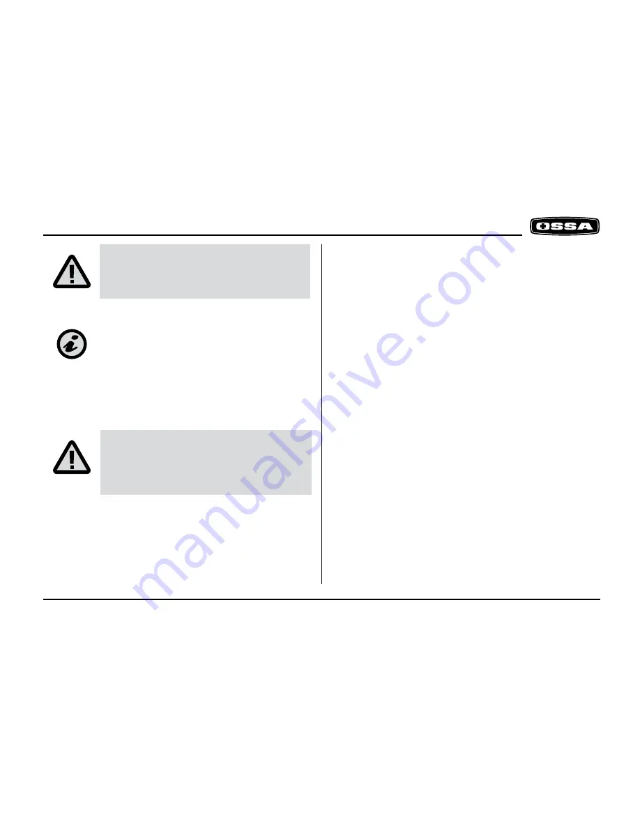 Ossa 2013 TR280i User Manual Download Page 28