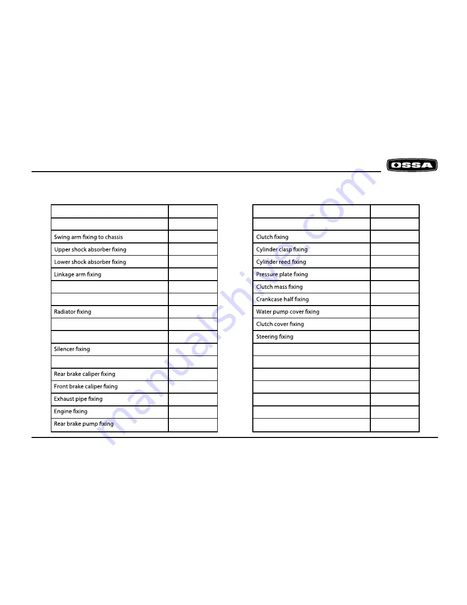 Ossa 2013 TR280i User Manual Download Page 48