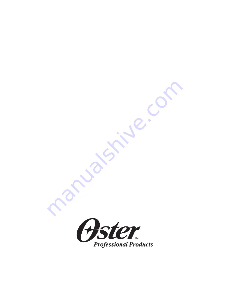 Oster 076175 Instruction Manual Download Page 66