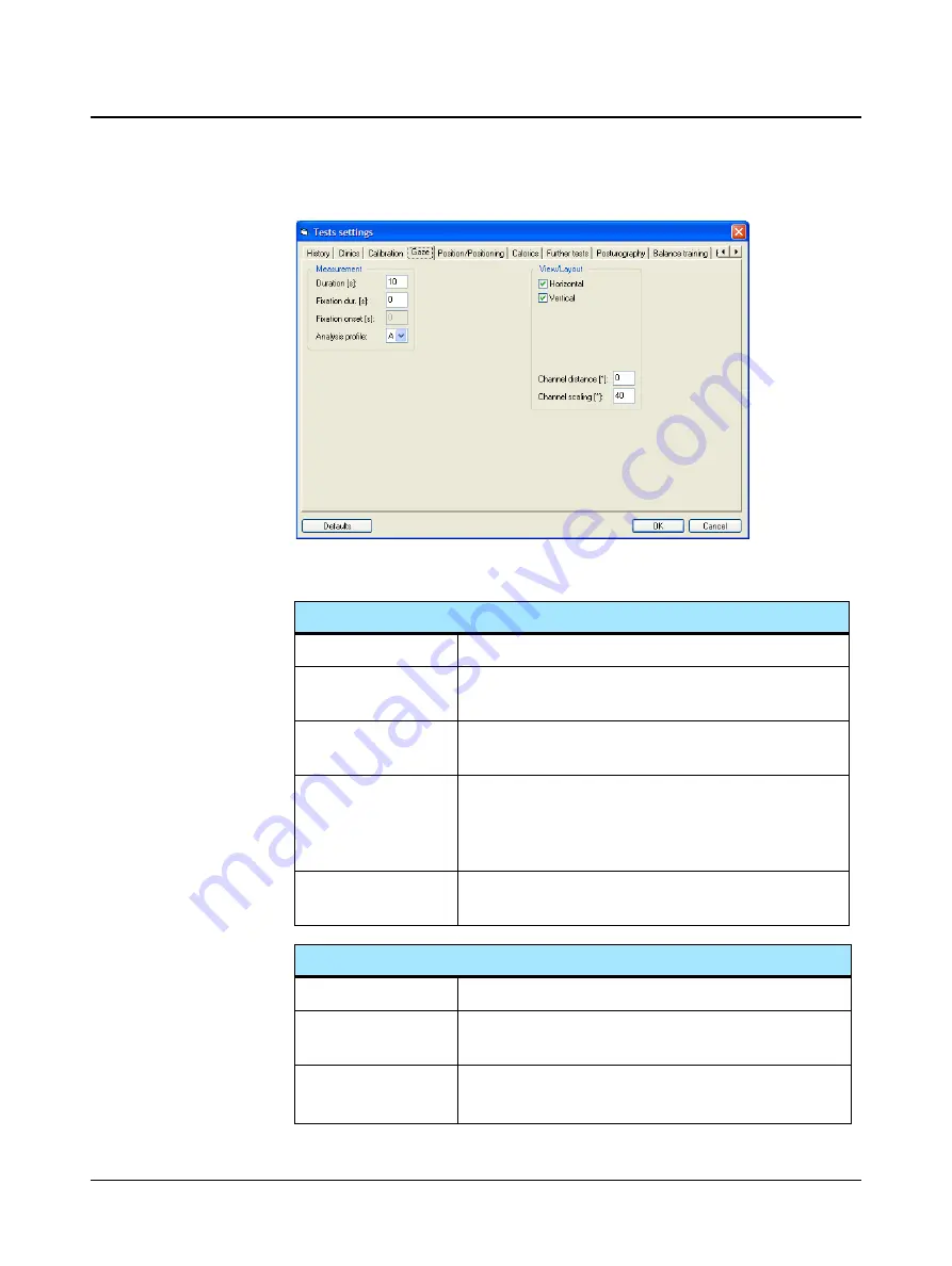 otometrics Hortmann Vestlab 100 User Manual Download Page 59