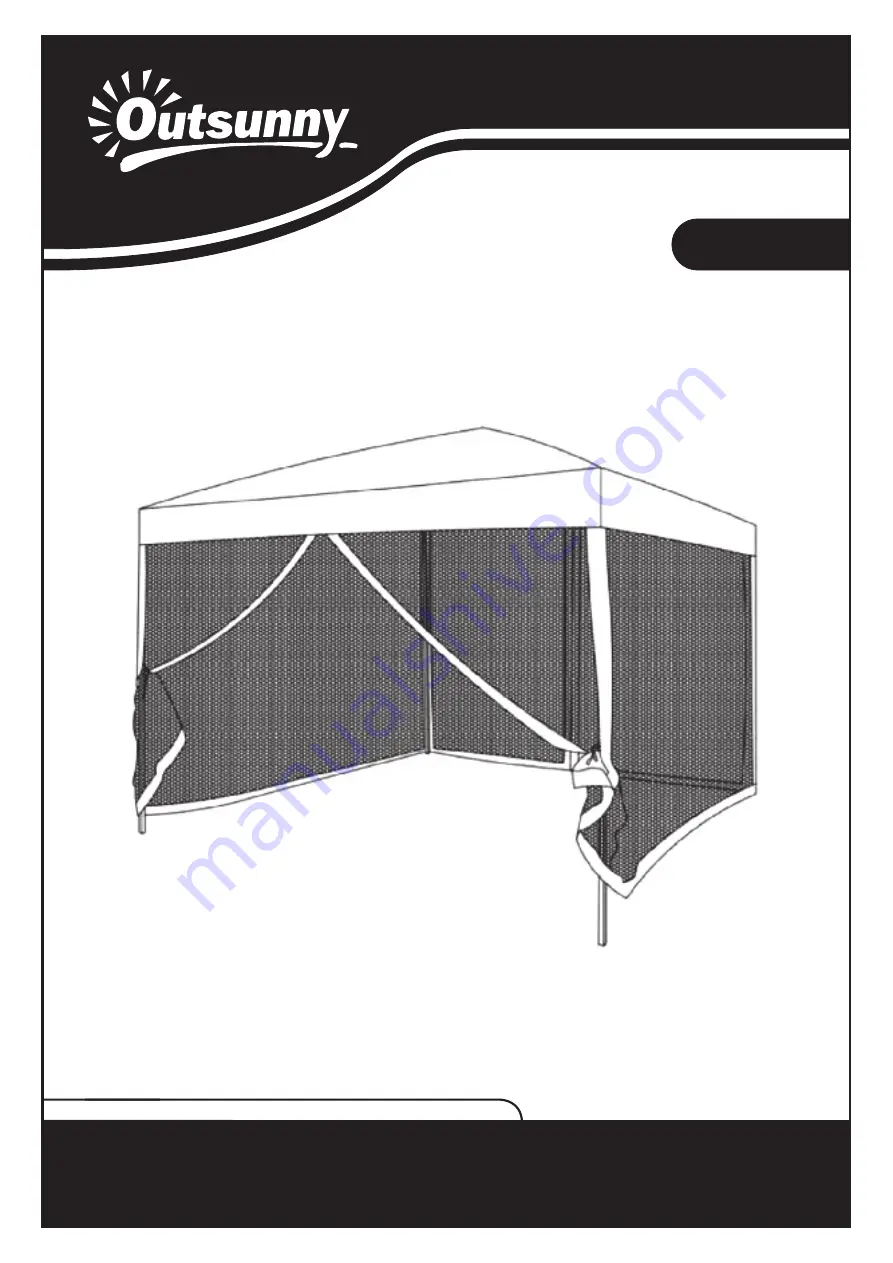 Outsunny 840-014 Assembly & Instruction Manual Download Page 1