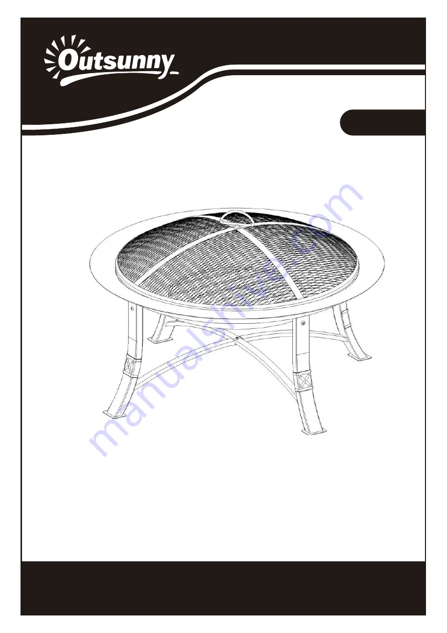 Outsunny 842-173 Assembly Instruction Manual Download Page 1