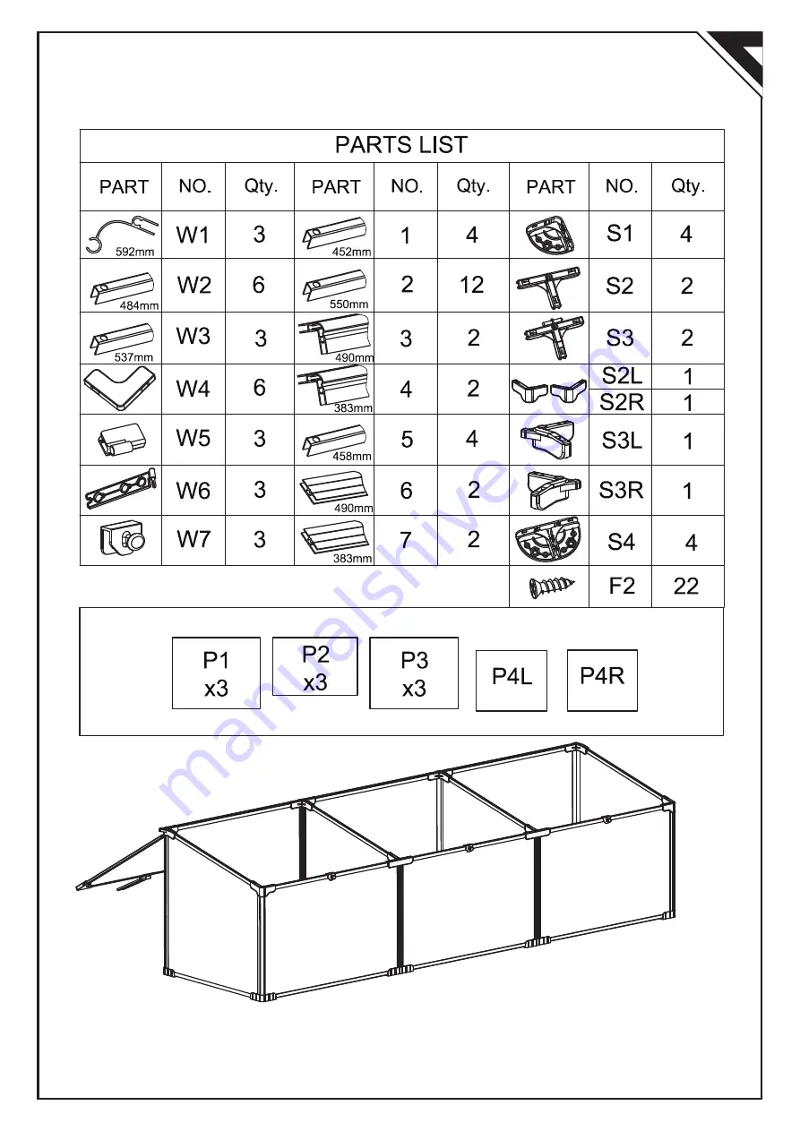 Outsunny 845-083 Assembly & Instruction Manual Download Page 8