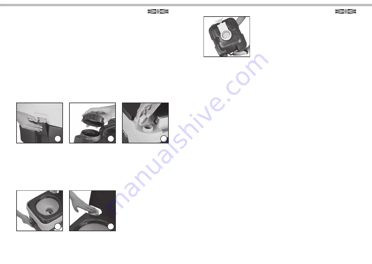 Outwell 10L PORTABLE TOILET Instruction Manual Download Page 2