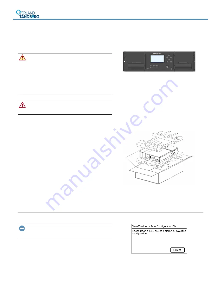 Overland Tandberg NEOxl 40 Instructions Manual Download Page 1