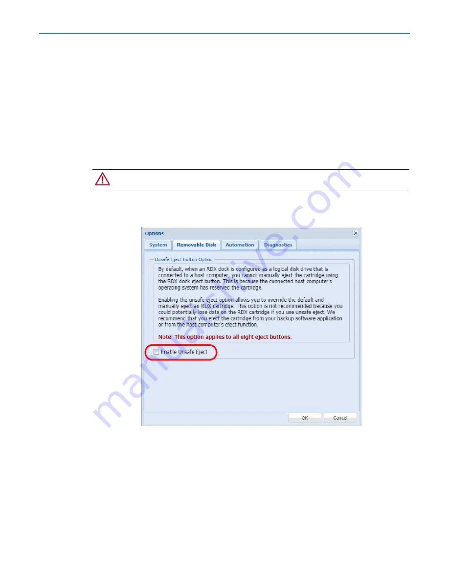 Overland Tandberg RDX QuikStation 4 Product Manual Download Page 57