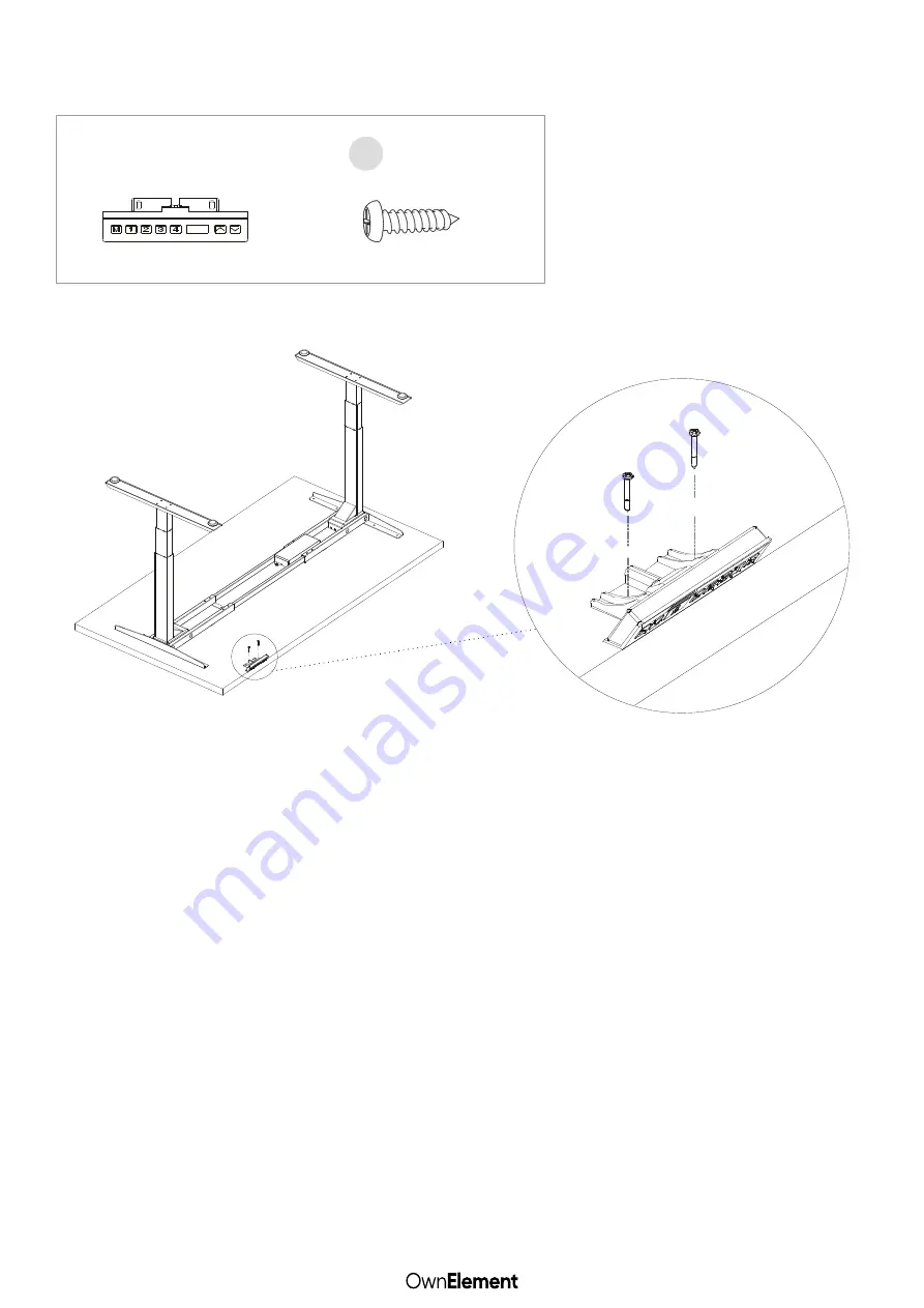 OwnElement NorticDesk Pro Series Assembly Instructions Manual Download Page 13