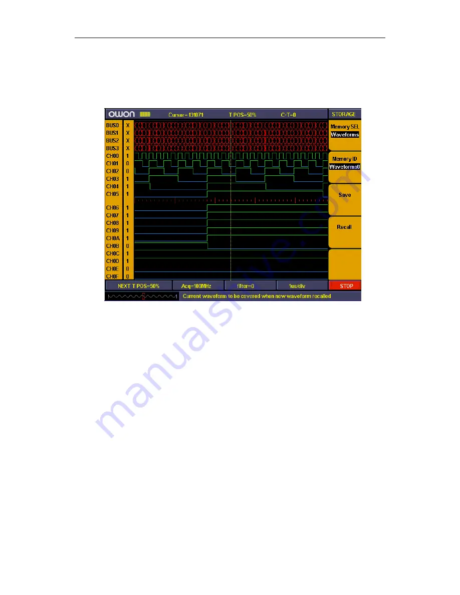 Owon MSO5022 Скачать руководство пользователя страница 83