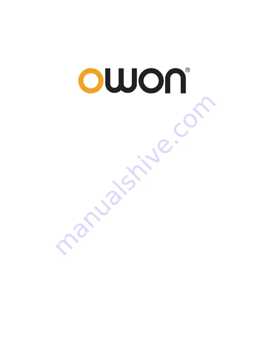 Owon XDM Series User Manual Download Page 1