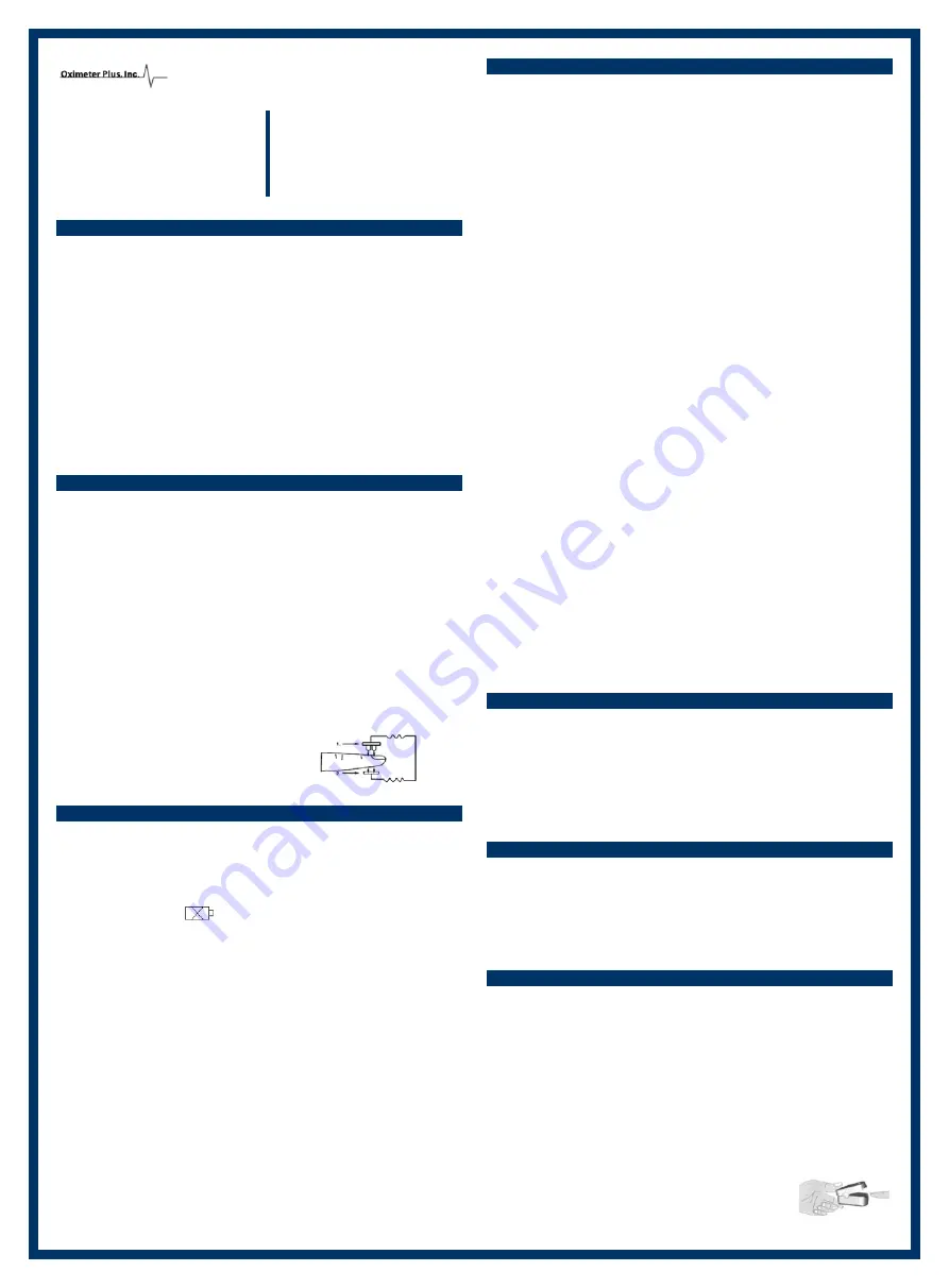 Oximeter Plus Oxi-Go Premier Скачать руководство пользователя страница 1