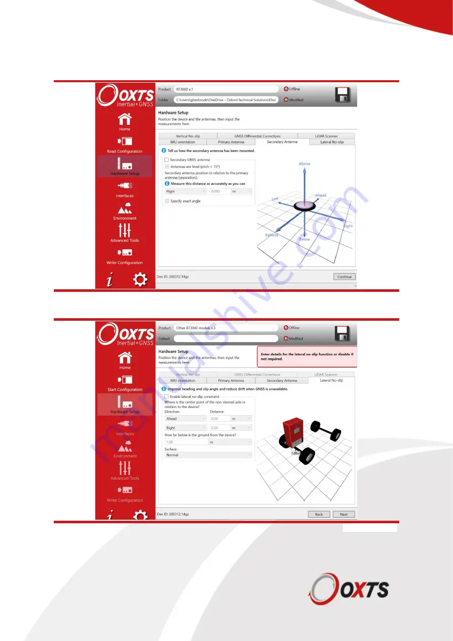 OXTS RT-Backpack User Manual Download Page 10