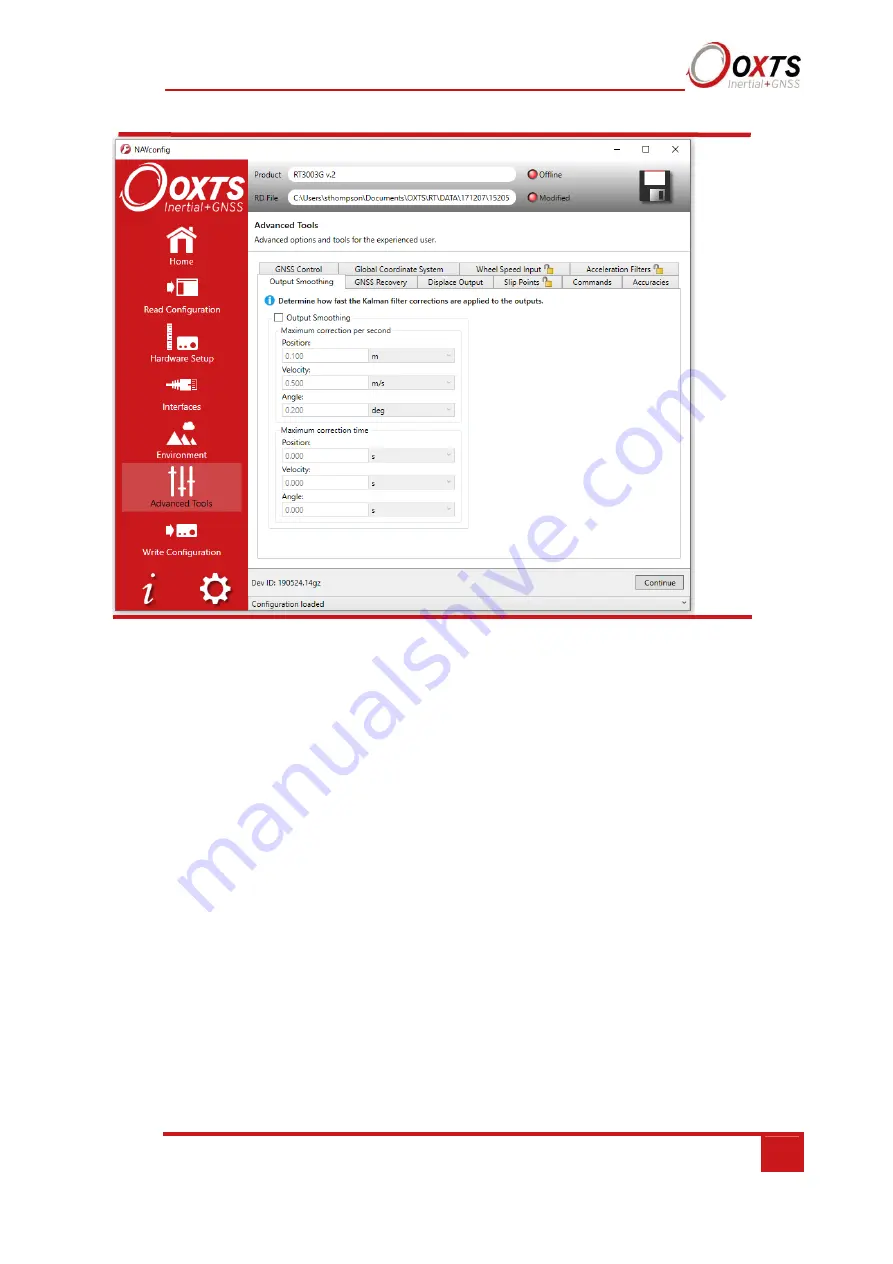 OXTS RT Series User Manual Download Page 79