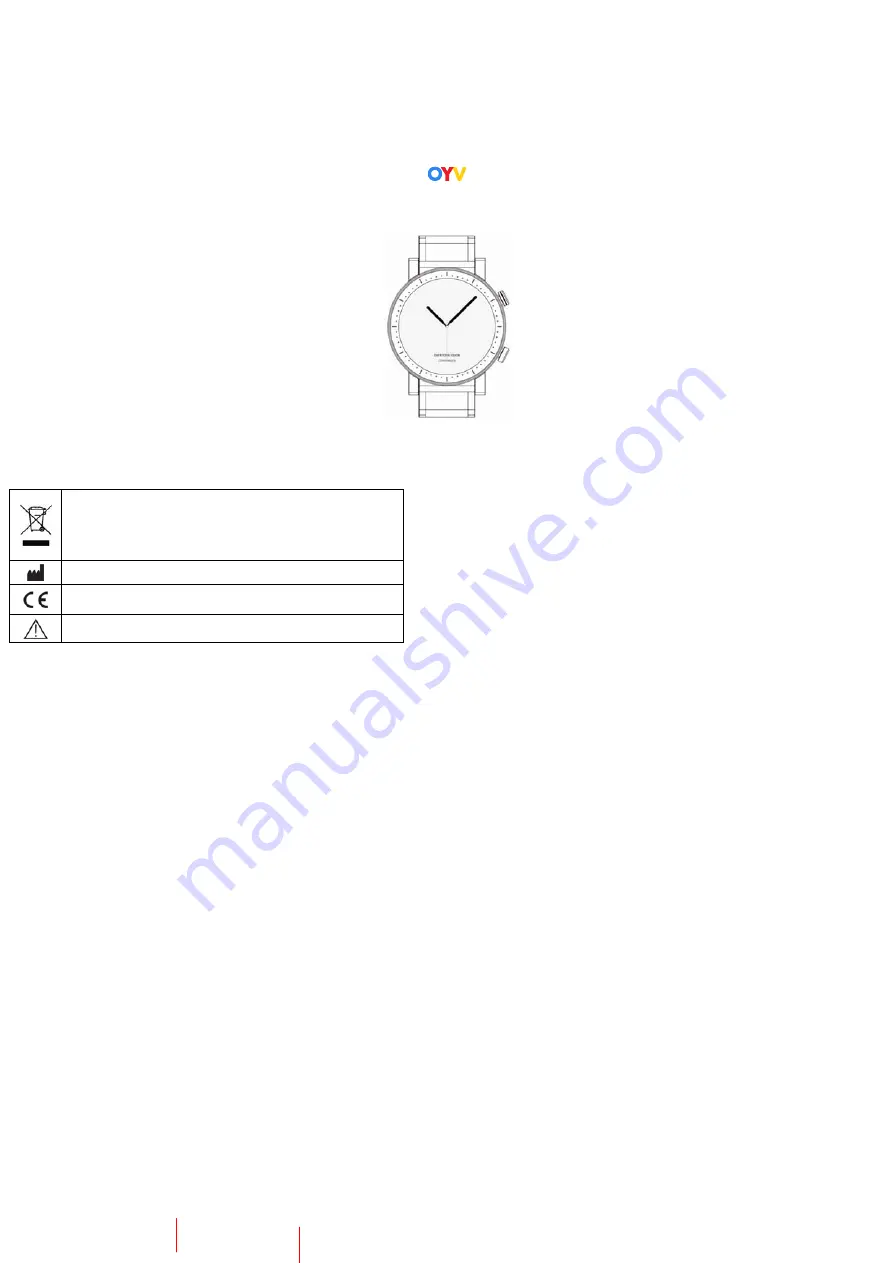 OYV OYV Watch User Manual Download Page 1