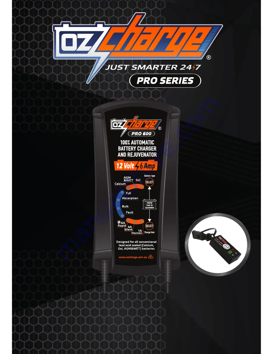 OZ Charge OC-PRO1200 Owner'S Manual Download Page 1