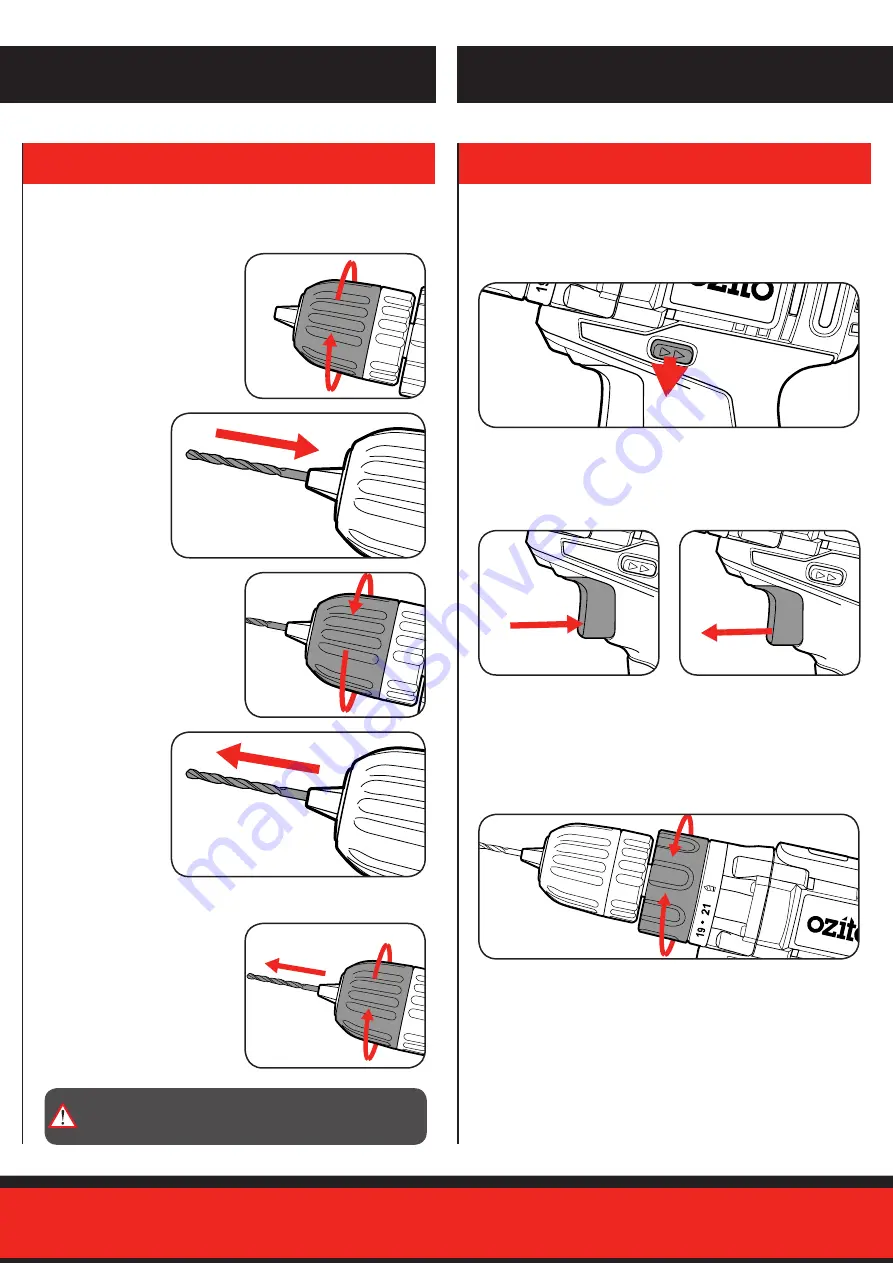 Ozito CDL-1805 Instruction Manual Download Page 3