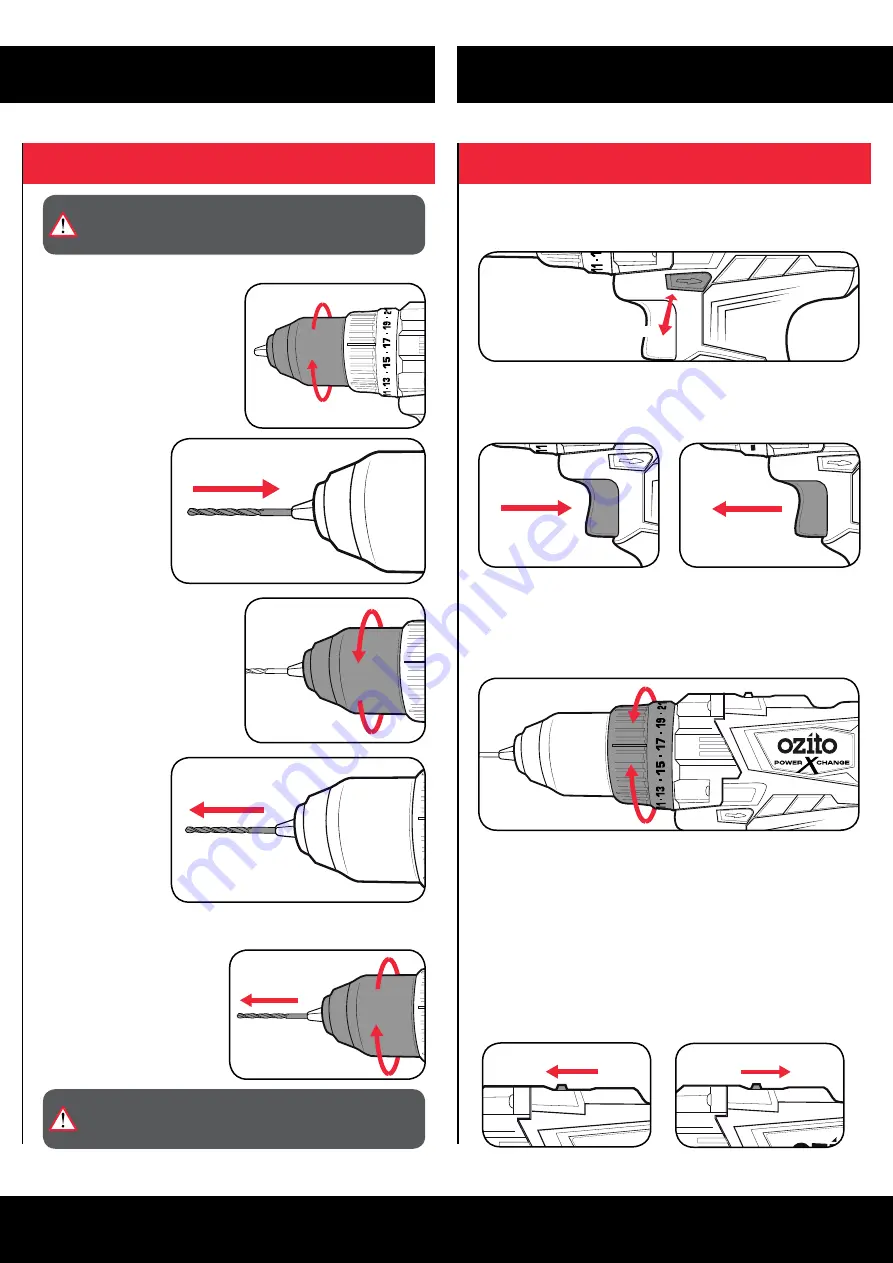 Ozito Power X Change PXBDS-220 Скачать руководство пользователя страница 4