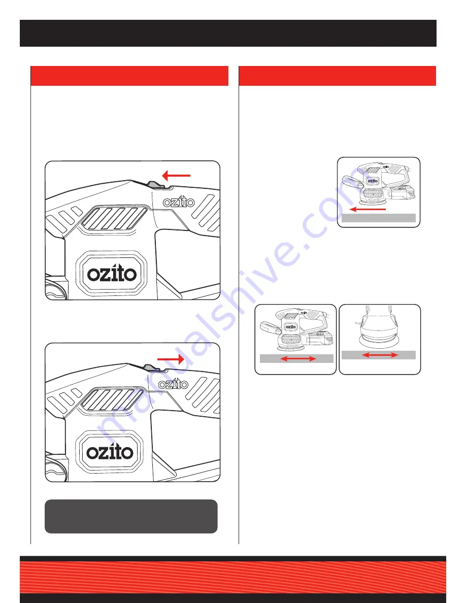 Ozito RANDOM ORBITAL SANDER Скачать руководство пользователя страница 4