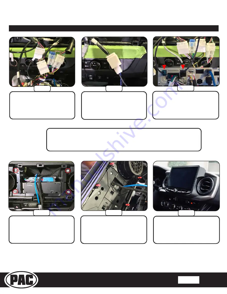 PAC SR-TAC16H Quick Start Manual Download Page 8