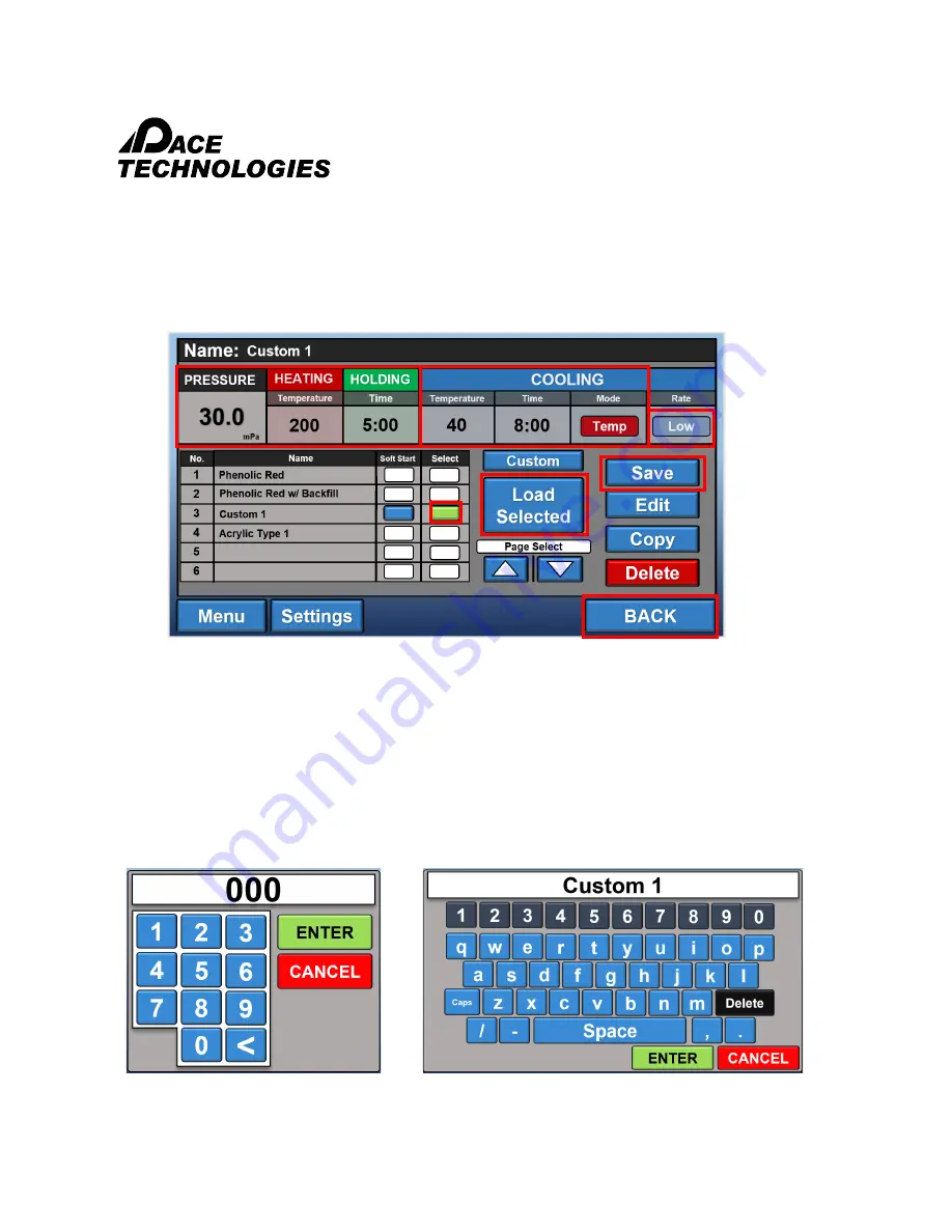 Pace Technologies TERAPRESS TP 7500S Instruction Manual Download Page 16