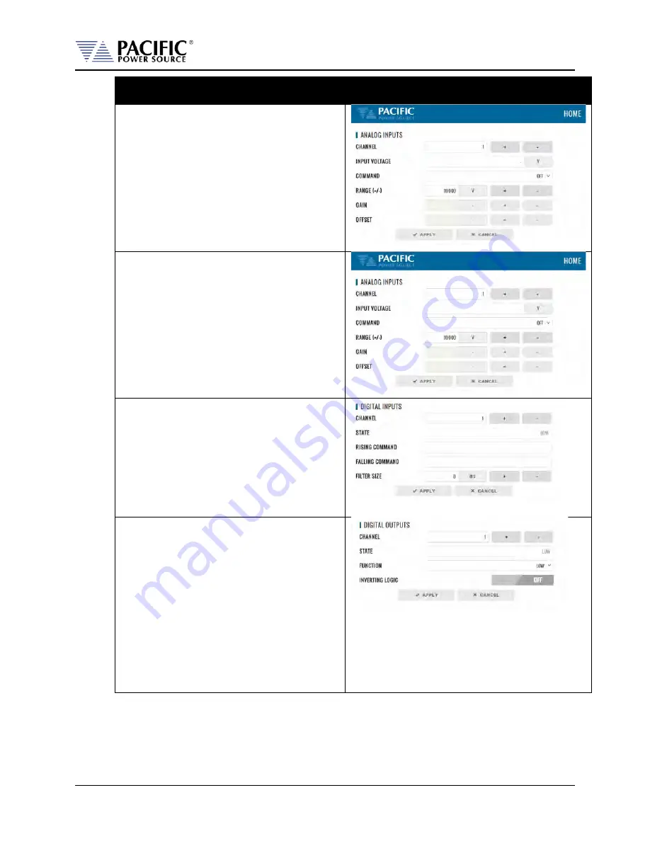 Pacific Power Source 105LMX Operation Manual Download Page 419