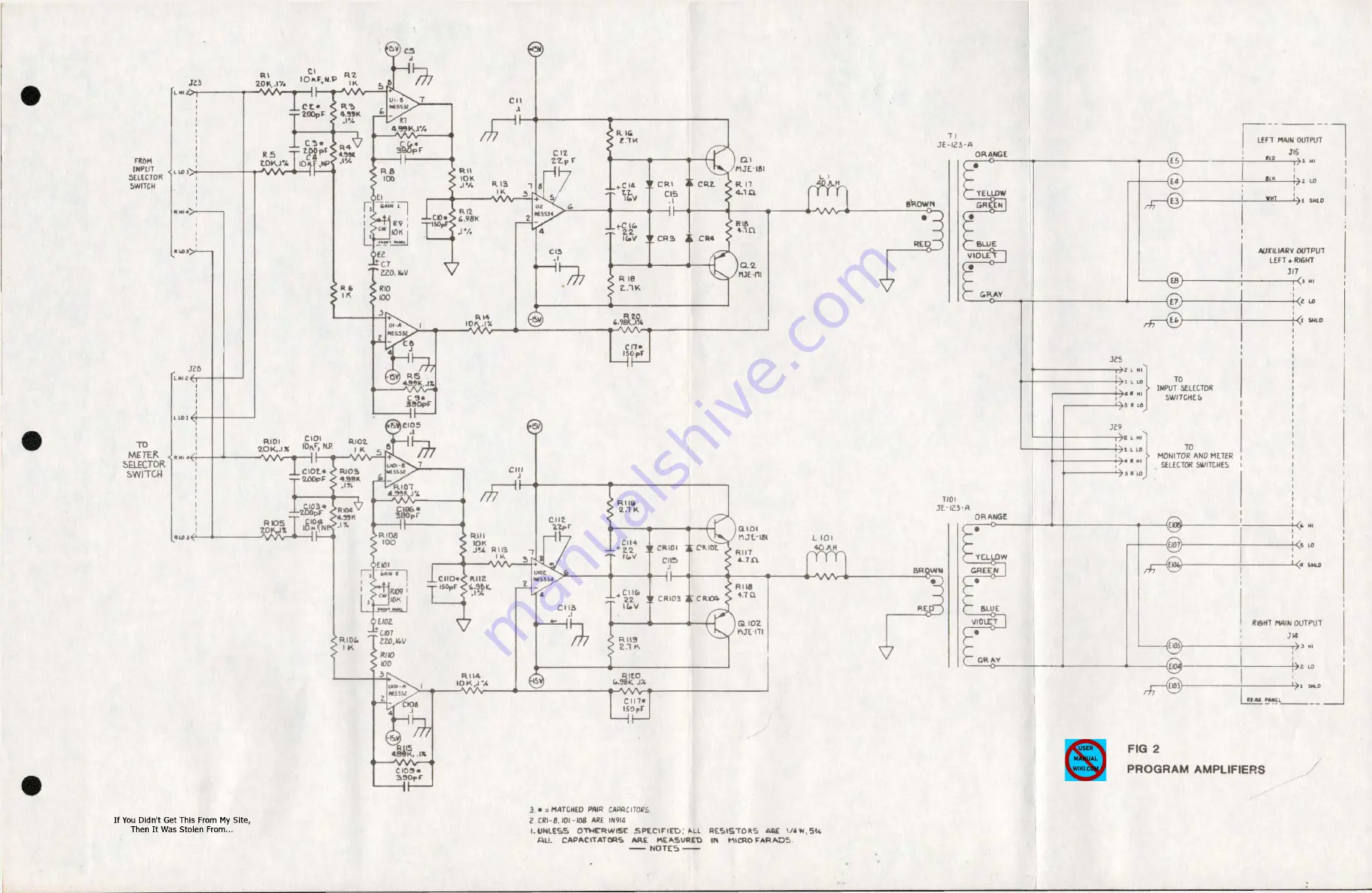 Pacific Recorders & Engineering Corporation LSM-10 Technical Manual Download Page 19